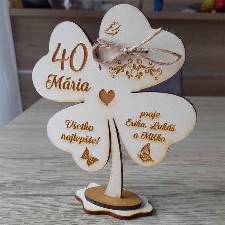 Originálne drevené darčeky k jubileu