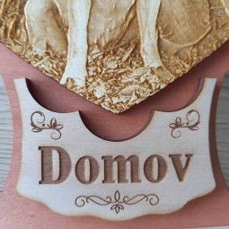 gravírovanie fotografie s vlastným textom