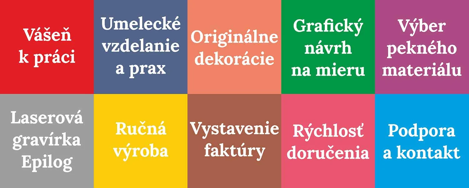 10 dôvodov, prečo si objednať dekoráciu z mojej výroby