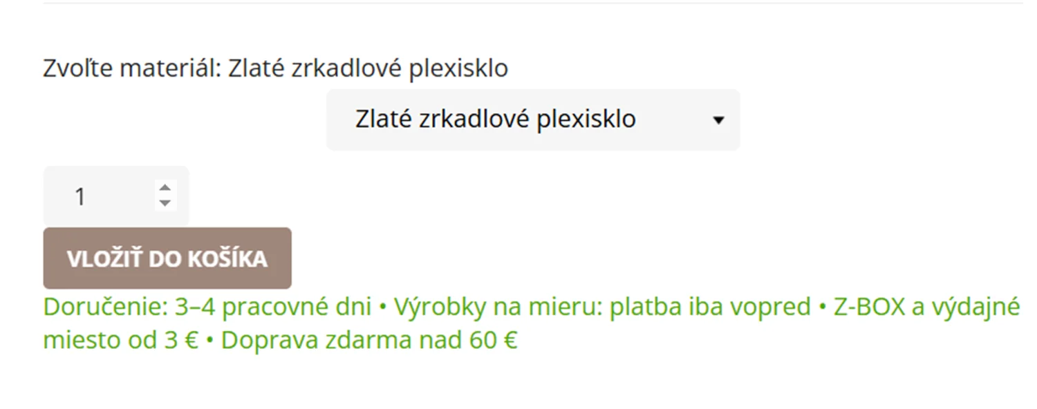 Doručenie objednávok do 3-4 pracovných dní