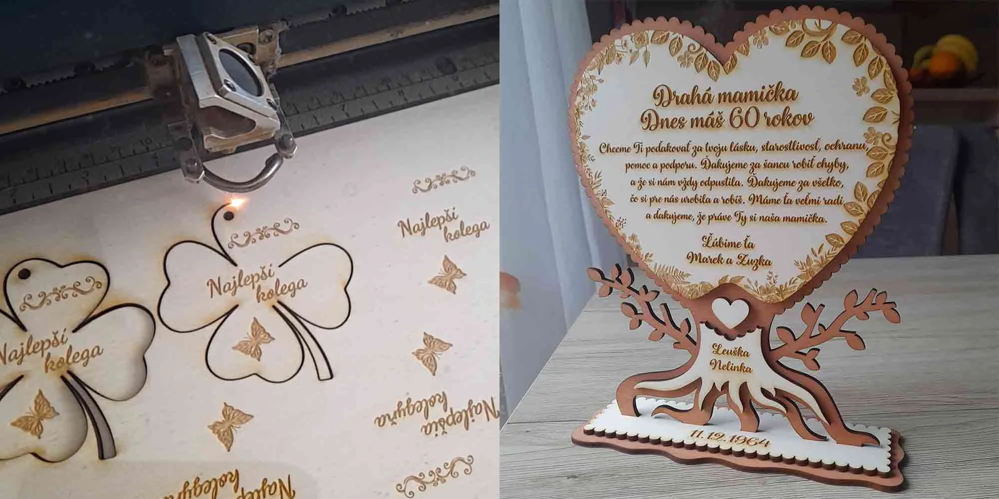 Kvalitné laserové gravírovanie a vyrezávane