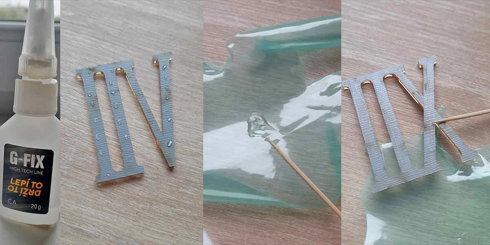 Ako lepiť zlaté zrkadlové čísla na nástenné hodiny